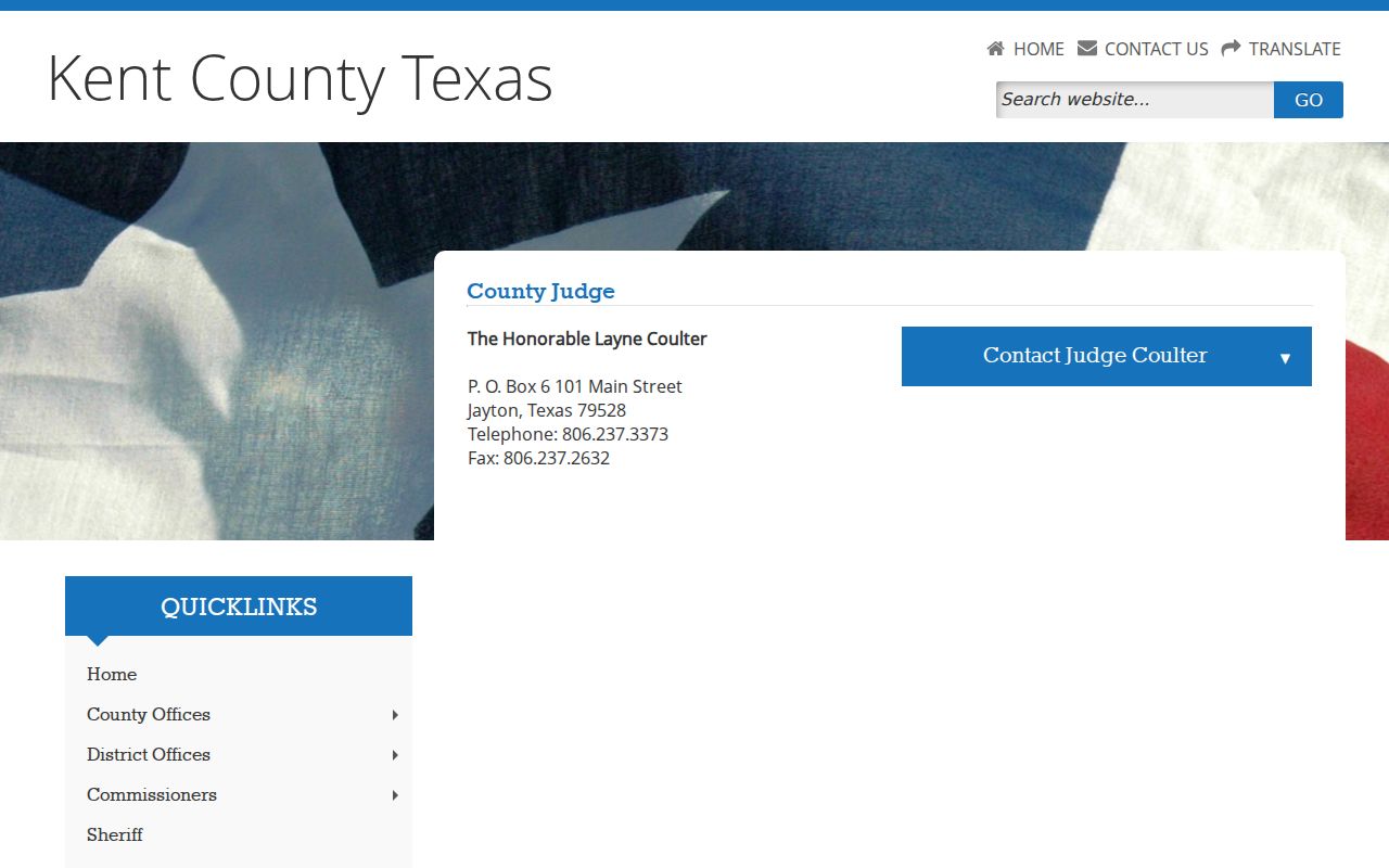 Kent County court contact relevant to an arrest lookup